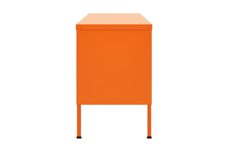 Tv-bänk orange 105x35x50 cm stål - Orange - Möbler - Vardagsrum - Tv-möbler & mediamöbler - Tv-bänkar