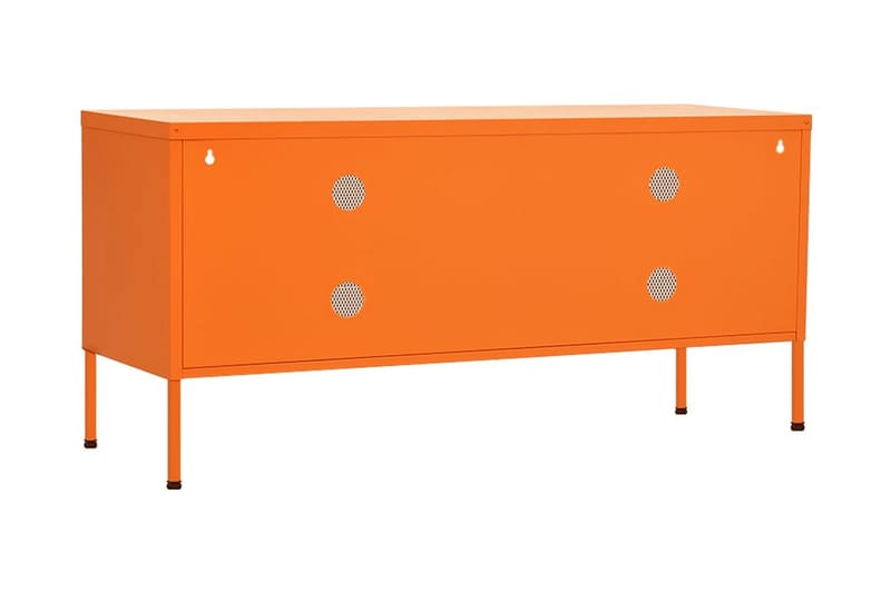 Tv-bänk orange 105x35x50 cm stål - Orange - Tv-bänkar