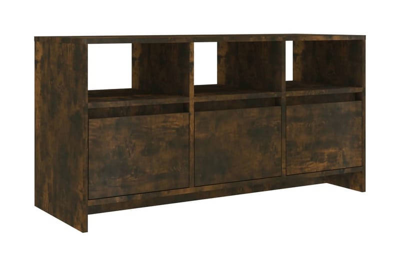 TV-bänk rökfärgad ek 102x37,5x52,5 cm spånskiva - Brun - Möbler - Vardagsrum - Tv-möbler & mediamöbler - Tv-bänkar