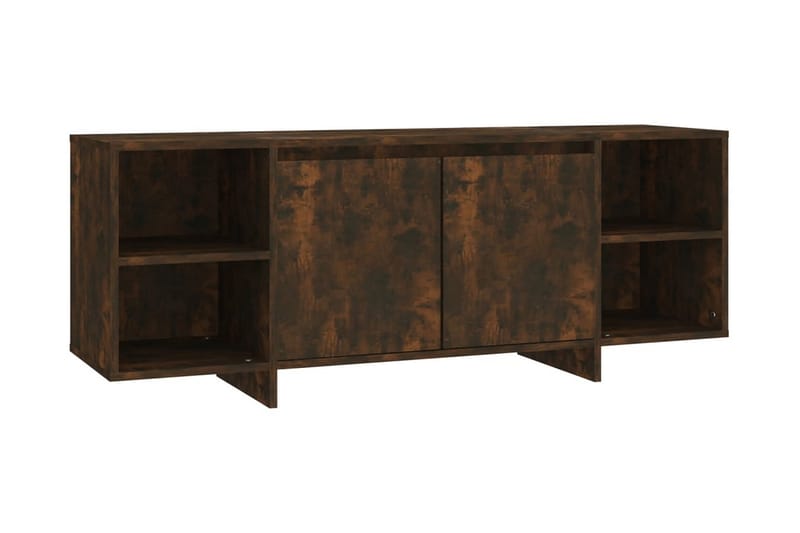 TV-bänk rökfärgad ek 130x35x50 cm spånskiva - Brun - Möbler - Vardagsrum - Tv-möbler & mediamöbler - Tv-bänkar