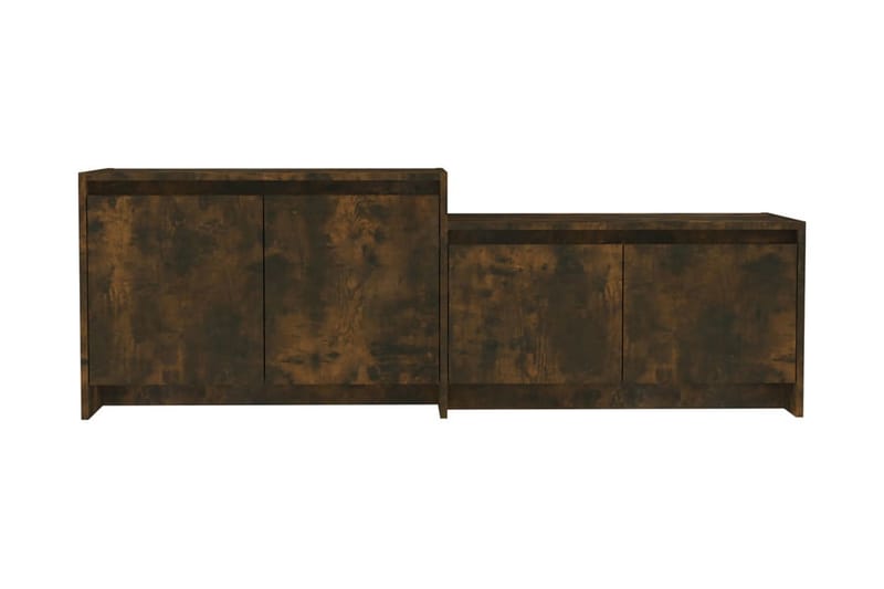 TV-bänk rökfärgad ek 146,5x35x50 cm spånskiva - Brun - Möbler - Vardagsrum - Tv-möbler & mediamöbler - Tv-bänkar
