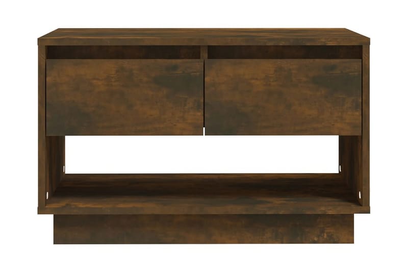 TV-bänk rökfärgad ek 70x41x44 cm spånskiva - Brun - Möbler - Vardagsrum - Tv-möbler & mediamöbler - Tv-bänkar