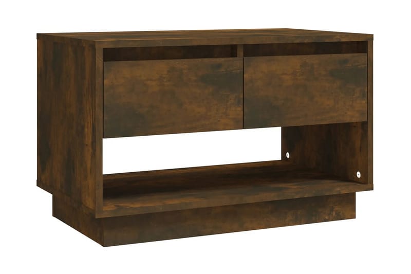 TV-bänk rökfärgad ek 70x41x44 cm spånskiva - Brun - Möbler - Vardagsrum - Tv-möbler & mediamöbler - Tv-bänkar