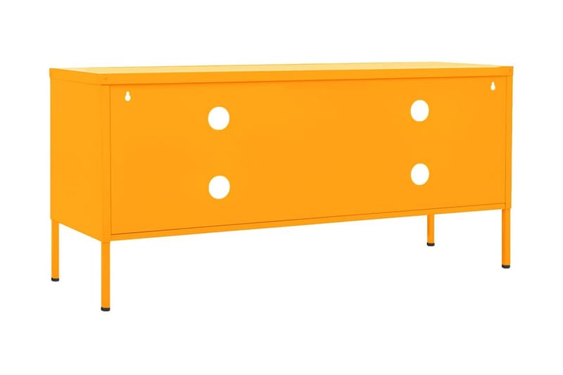 Tv-bänk senapsgul 105x35x50 cm stål - Gul - Möbler - Vardagsrum - Tv-möbler & mediamöbler - Tv-bänkar
