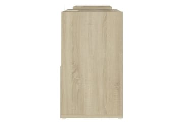 TV-bänk sonoma-ek 104x30x52 cm spånskiva - Brun - Möbler - Vardagsrum - Tv-möbler & mediamöbler - Tv-bänkar
