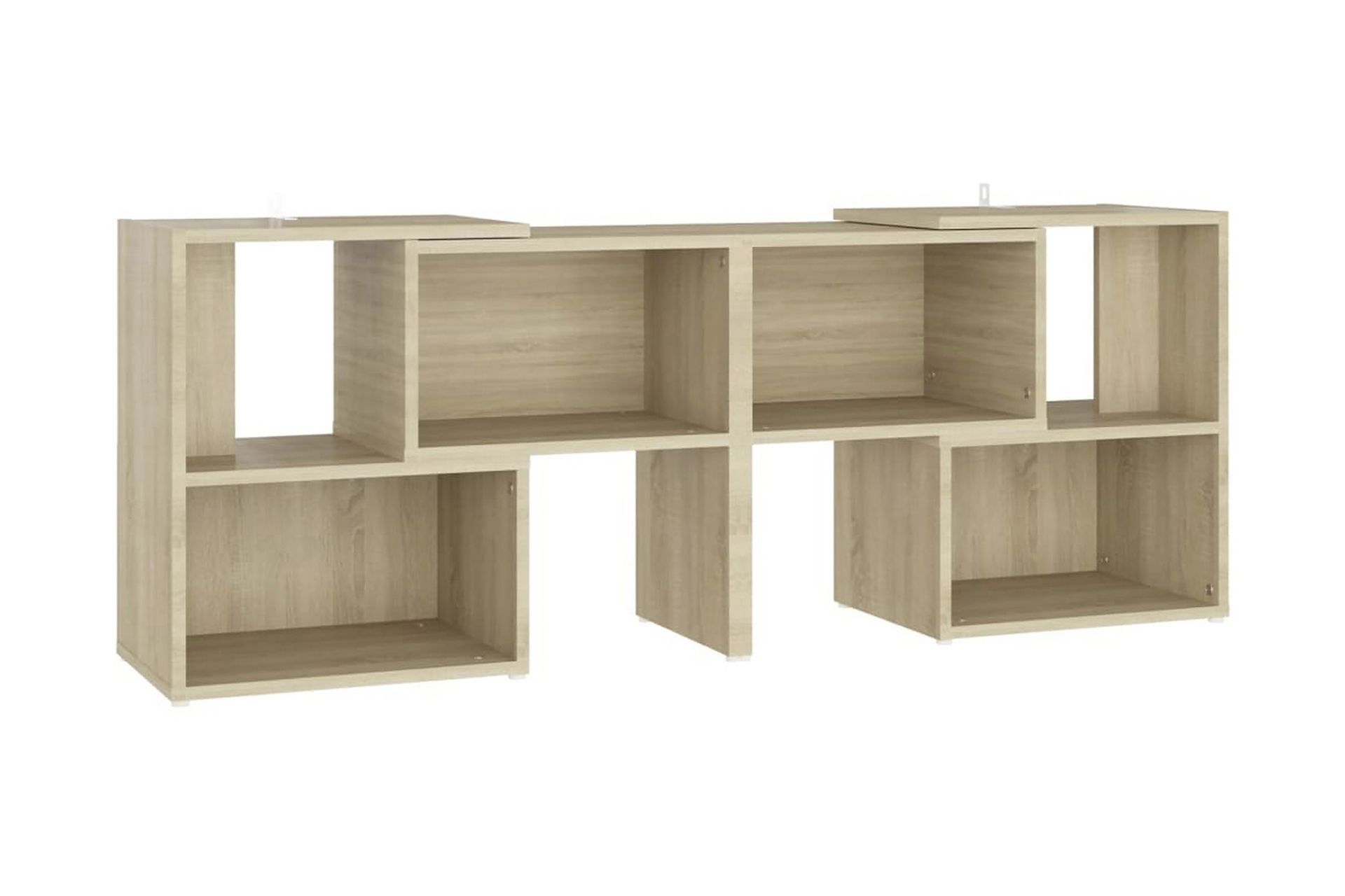 TV-bänk sonoma-ek 104x30x52 cm spånskiva - Brun - Möbler - Vardagsrum - Tv-möbler & mediamöbler - Tv-bänkar