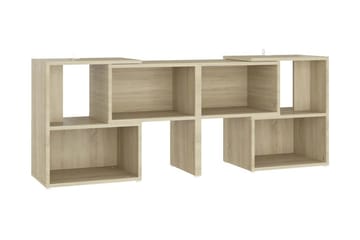 TV-bänk sonoma-ek 104x30x52 cm spånskiva - Brun - Möbler - Vardagsrum - Tv-möbler & mediamöbler - Tv-bänkar