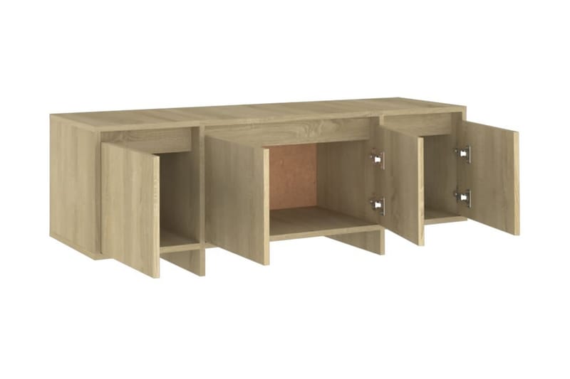Tv-bänk sonoma-ek 120x30x40,5 cm spånskiva - Beige - Möbler - Vardagsrum - Tv-möbler & mediamöbler - Tv-bänkar