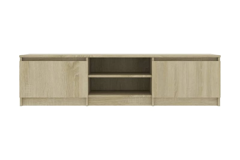 TV-bänk sonoma-ek 140x40x35,5 cm spånskiva - Brun - Möbler - Vardagsrum - Tv-möbler & mediamöbler - Tv-bänkar