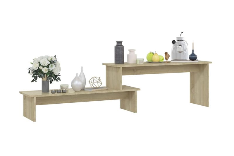 TV-bänk sonoma-ek 180x30x43 cm spånskiva - Brun - Möbler - Vardagsrum - Tv-möbler & mediamöbler - Tv-bänkar