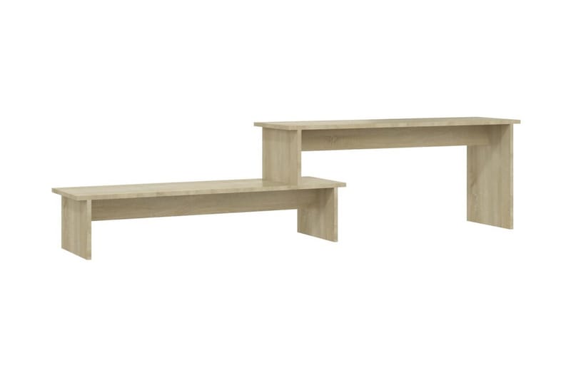 TV-bänk sonoma-ek 180x30x43 cm spånskiva - Brun - Möbler - Vardagsrum - Tv-möbler & mediamöbler - Tv-bänkar