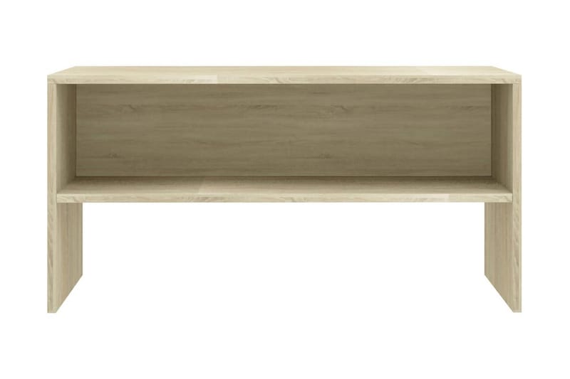 TV-bänk sonoma ek 80x40x40 cm spånskiva - Brun - Möbler - Vardagsrum - Tv-möbler & mediamöbler - Tv-bänkar