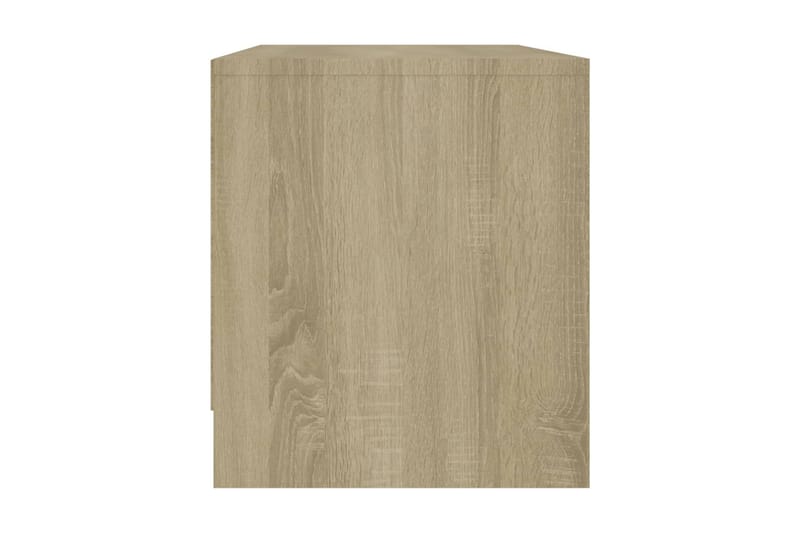 TV-bänk sonoma-ek 90x35x40 cm spånskiva - Beige - Möbler - Vardagsrum - Tv-möbler & mediamöbler - Tv-bänkar