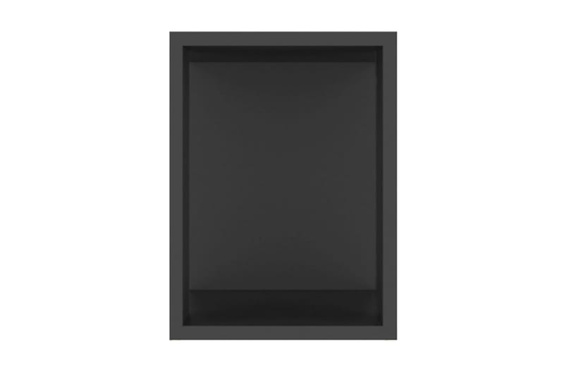 TV-bänk svart 80x24x32 cm spånskiva - Svart - Möbler - Vardagsrum - Tv-möbler & mediamöbler - Tv-bänkar