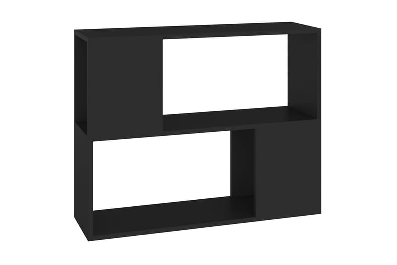 TV-bänk svart 80x24x63 cm spånskiva - Svart - Tv-bänkar