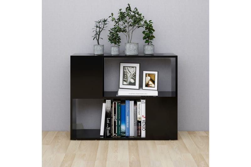 TV-bänk svart 80x24x63 cm spånskiva - Svart - Möbler - Vardagsrum - Tv-möbler & mediamöbler - Tv-bänkar