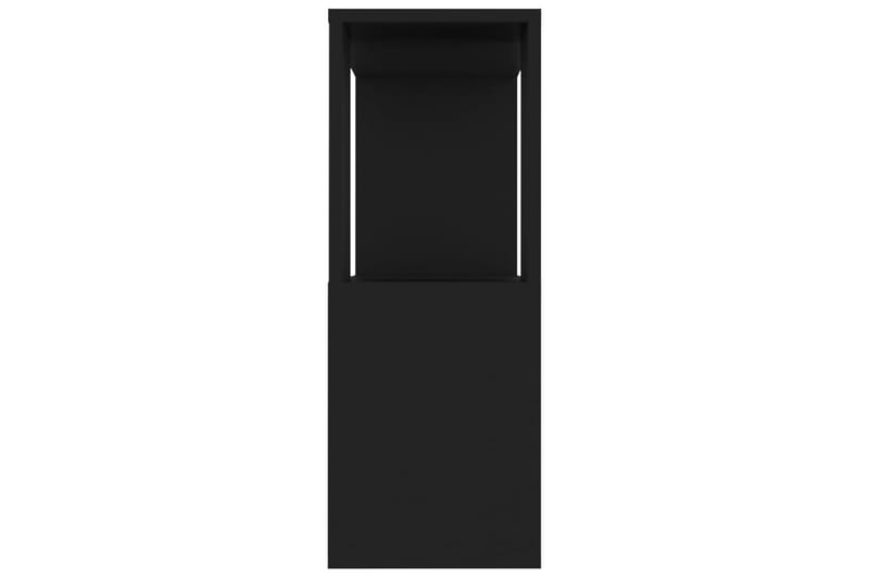 TV-bänk svart 80x24x63 cm spånskiva - Svart - Möbler - Vardagsrum - Tv-möbler & mediamöbler - Tv-bänkar