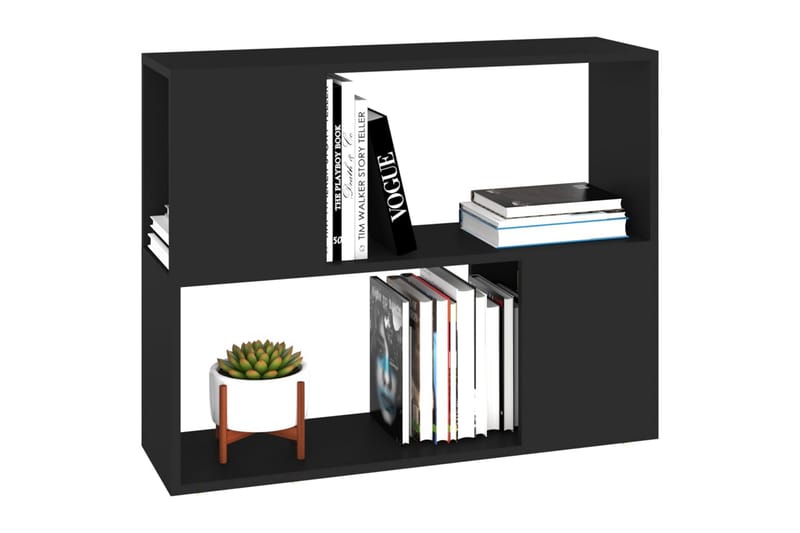 TV-bänk svart 80x24x63 cm spånskiva - Svart - Möbler - Vardagsrum - Tv-möbler & mediamöbler - Tv-bänkar