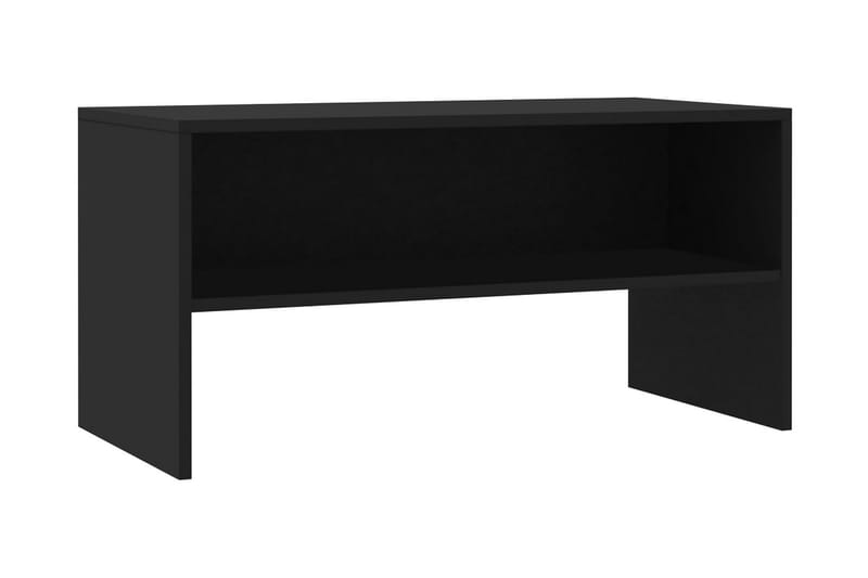 TV-bänk svart 80x40x40 cm spånskiva - Svart - Möbler - Vardagsrum - Tv-möbler & mediamöbler - Tv-bänkar