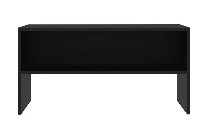 TV-bänk svart 80x40x40 cm spånskiva - Svart - Tv-bänkar