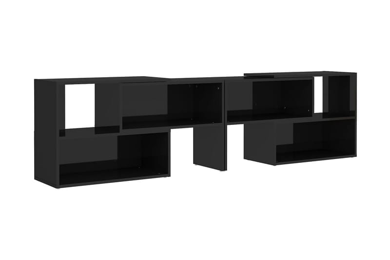 TV-bänk svart högglans 149x30x52 cm spånskiva - Svart - Möbler - Vardagsrum - Tv-möbler & mediamöbler - Tv-bänkar