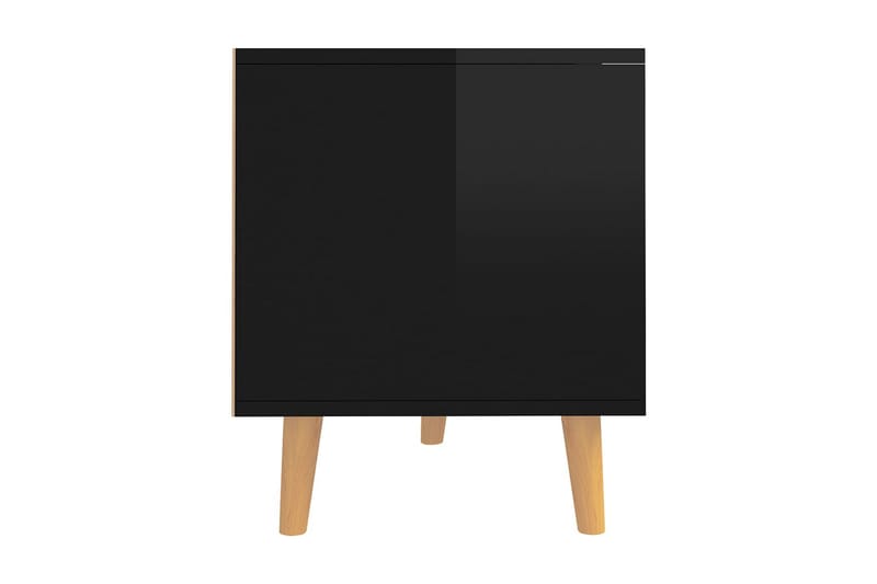 Tv-bänk svart högglans 90x40x48,5 cm spånskiva - Svart - Möbler - Vardagsrum - Tv-möbler & mediamöbler - Tv-bänkar