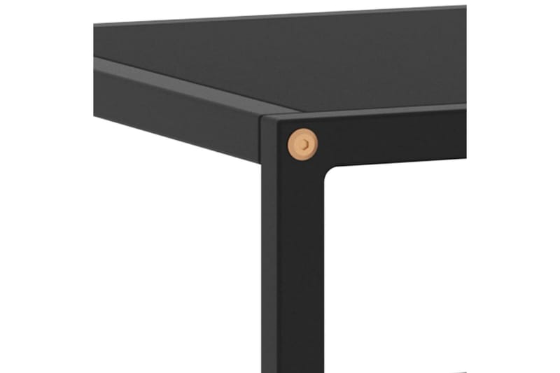 Tv-bänk svart med svart glas 120x40x40 cm - Svart - Möbler - Vardagsrum - Tv-möbler & mediamöbler - Tv-bänkar