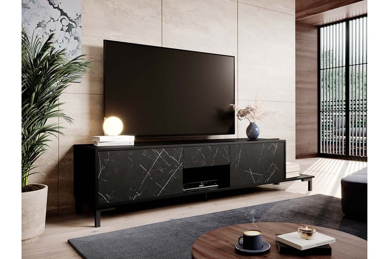 Tv-bänk - Svart - Möbler - Vardagsrum - Tv-möbler & mediamöbler - Tv-bänkar