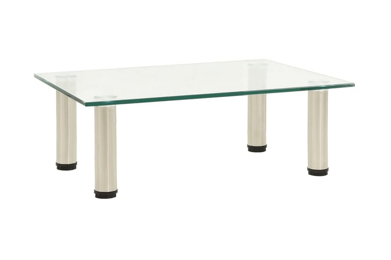 TV-bänk transparent 40x35x17 cm härdat glas - Transparent - Möbler - Vardagsrum - Tv-möbler & mediamöbler - Tv-bänkar