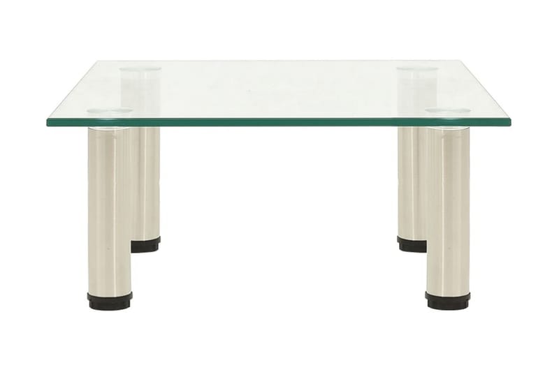 TV-bänk transparent 40x35x17 cm härdat glas - Transparent - Möbler - Vardagsrum - Tv-möbler & mediamöbler - Tv-bänkar