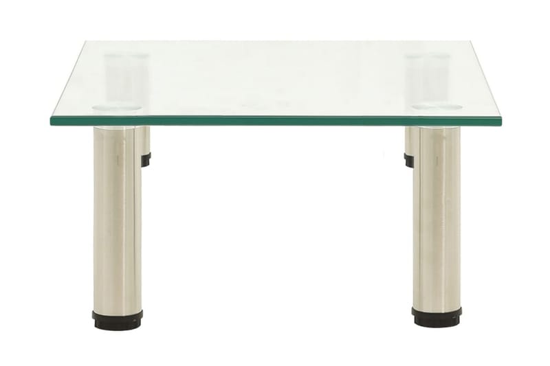 TV-bänk transparent 40x35x17 cm härdat glas - Transparent - Möbler - Vardagsrum - Tv-möbler & mediamöbler - Tv-bänkar