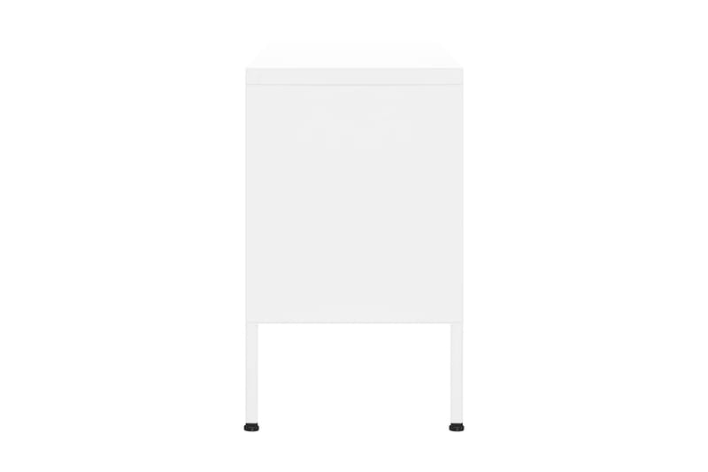 Tv-bänk vit 105x35x50 cm stål - Vit - Möbler - Vardagsrum - Tv-möbler & mediamöbler - Tv-bänkar