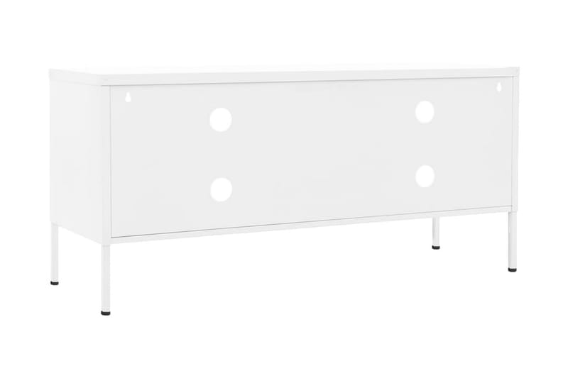 Tv-bänk vit 105x35x50 cm stål - Vit - Möbler - Vardagsrum - Tv-möbler & mediamöbler - Tv-bänkar