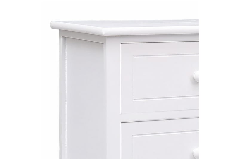 TV-bänk vit 108x30x40 cm massivt kejsarträ - Vit - Möbler - Vardagsrum - Tv-möbler & mediamöbler - Tv-bänkar
