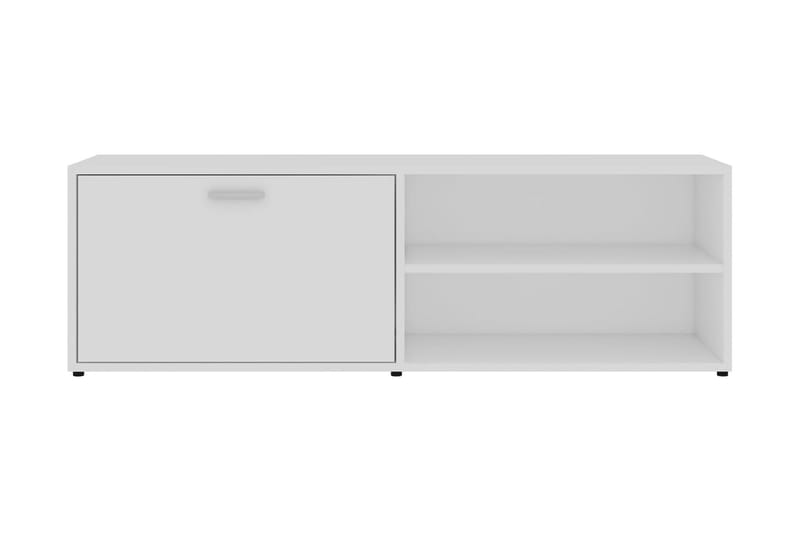 TV-bänk vit 120x34x37 cm spånskiva - Vit - Möbler - Vardagsrum - Tv-möbler & mediamöbler - Tv-bänkar