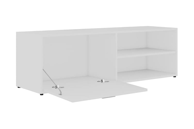 TV-bänk vit 120x34x37 cm spånskiva - Vit - Möbler - Vardagsrum - Tv-möbler & mediamöbler - Tv-bänkar