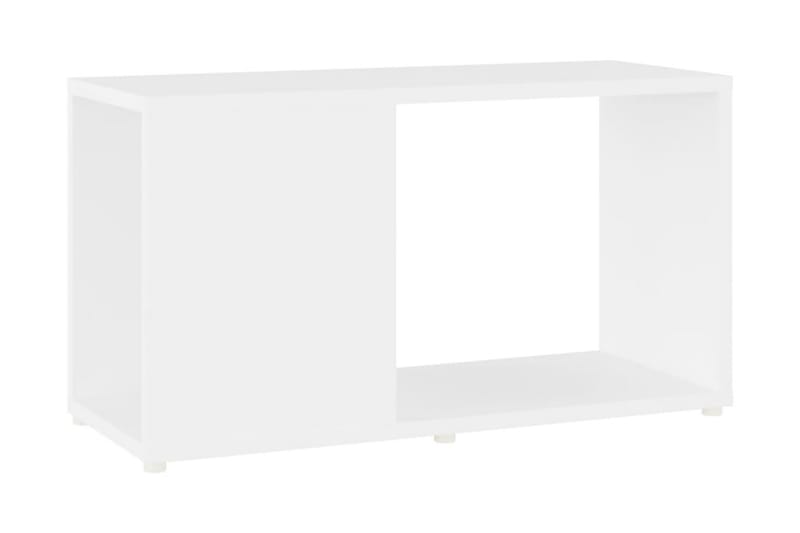TV-bänk vit 60x24x32 cm spånskiva - Vit - Tv-bänkar