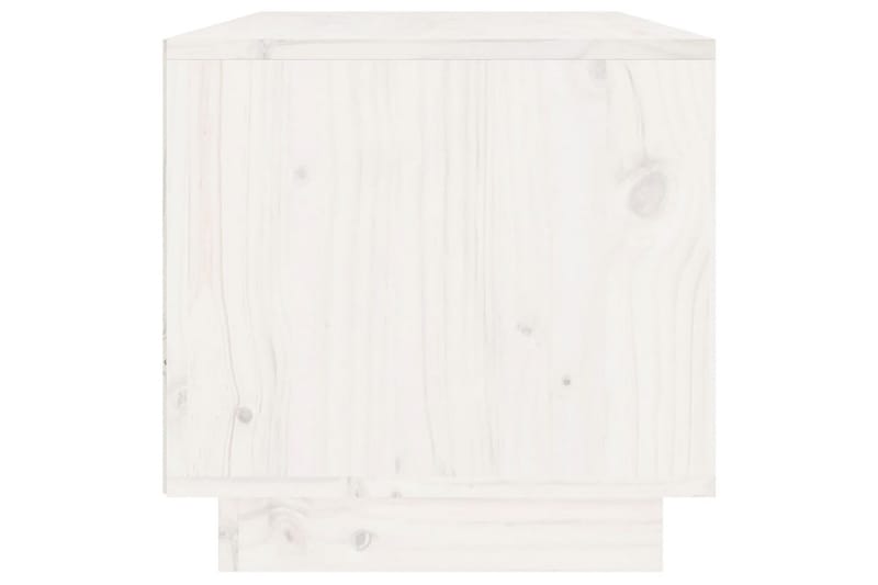 Tv-bänk vit 60x35x35 cm massiv furu - Vit - Möbler - Vardagsrum - Tv-möbler & mediamöbler - Tv-bänkar