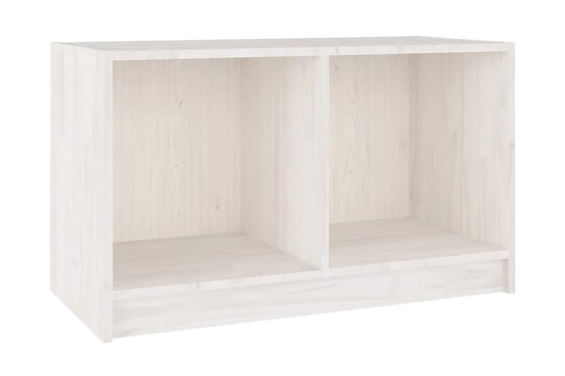 TV-bänk vit 70x33x42 cm massiv furu - Vit - Möbler - Vardagsrum - Tv-möbler & mediamöbler - Tv-bänkar