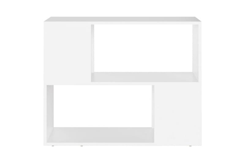 TV-bänk vit 80x24x63 cm spånskiva - Vit - Tv-bänkar