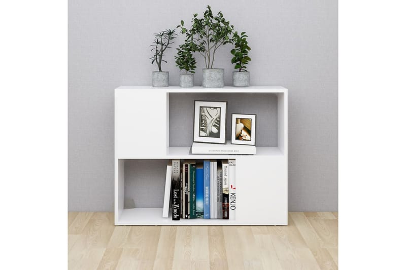 TV-bänk vit 80x24x63 cm spånskiva - Vit - Möbler - Vardagsrum - Tv-möbler & mediamöbler - Tv-bänkar