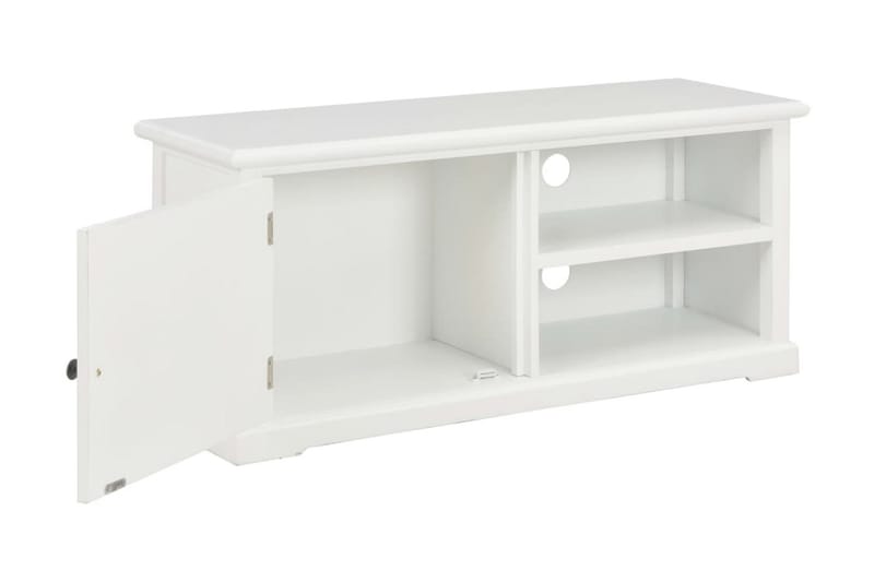 TV-bänk vit 90x30x40 cm trä - Vit - Möbler - Vardagsrum - Tv-möbler & mediamöbler - Tv-bänkar