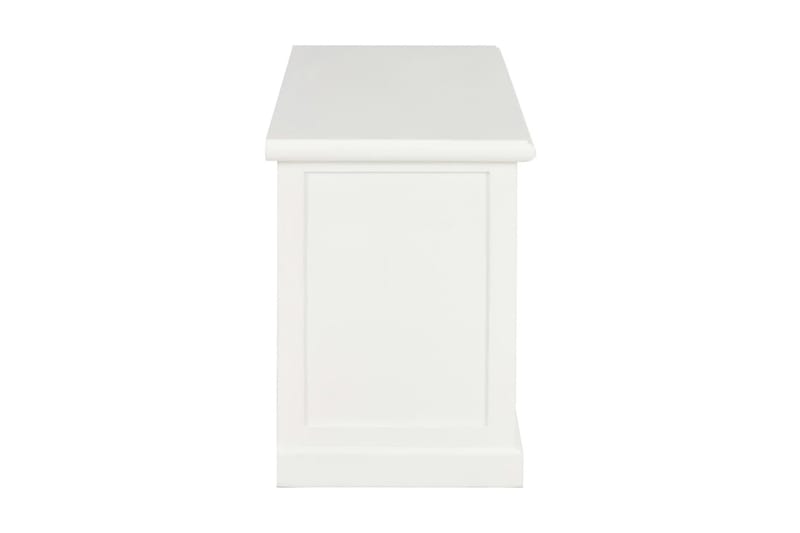 TV-bänk vit 90x30x40 cm trä - Vit - Möbler - Vardagsrum - Tv-möbler & mediamöbler - Tv-bänkar