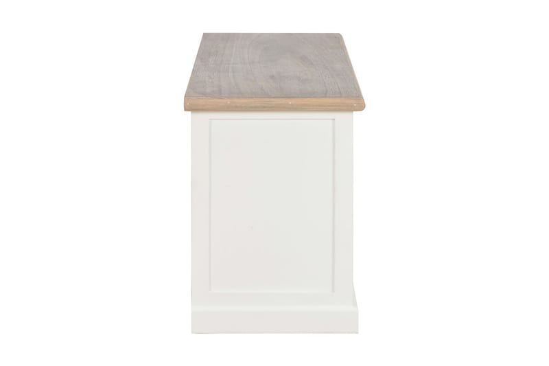 TV-bänk vit 90x30x40 cm trä - Vit - Möbler - Vardagsrum - Tv-möbler & mediamöbler - Tv-bänkar