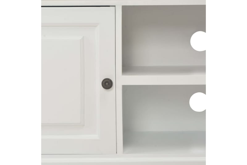 TV-bänk vit 90x30x40 cm trä - Vit - Möbler - Vardagsrum - Tv-möbler & mediamöbler - Tv-bänkar