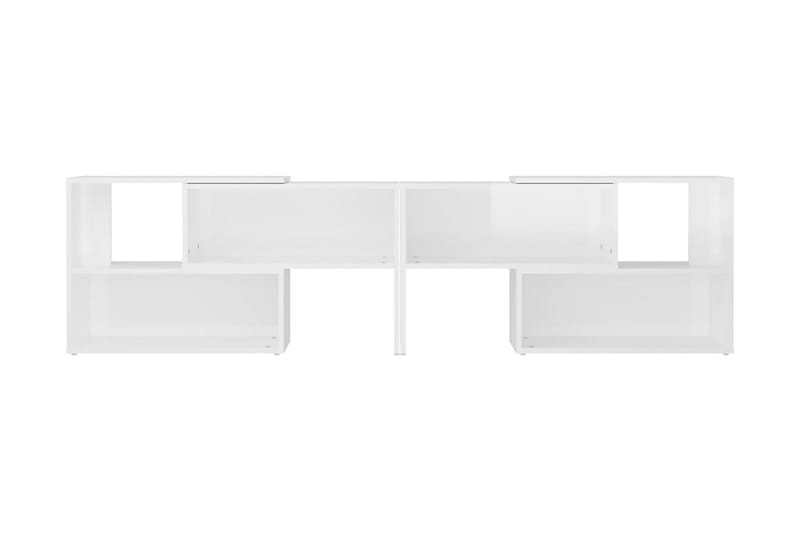 TV-bänk vit högglans 149x30x52 cm spånskiva - Vit - Möbler - Vardagsrum - Tv-möbler & mediamöbler - Tv-bänkar
