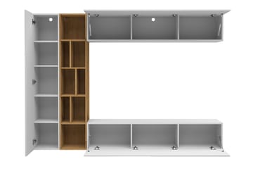 Tv-bänk - Vit|Ek - Möbler - Vardagsrum - Tv-möbler & mediamöbler - Tv-bänkar