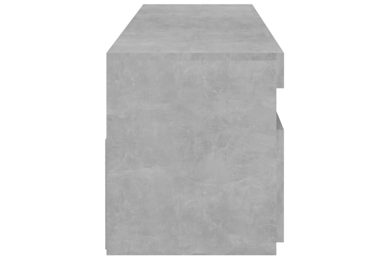 Tv-bänkar med LED-belysning 2 st betonggrå 75x35x40 cm - Grå - Möbler - Vardagsrum - Tv-möbler & mediamöbler - Tv-bänkar