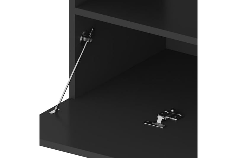Tv-bänkar med LED-belysning 2 st svart 75x35x40 cm - Svart - Möbler - Vardagsrum - Tv-möbler & mediamöbler - Tv-bänkar