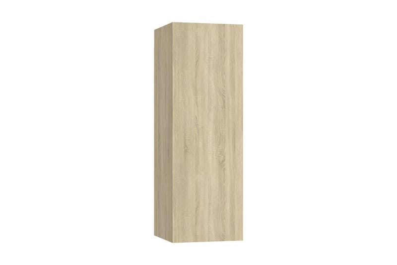 TV-skåp 2 st sonoma-ek 30,5x30x90 cm spånskiva - Brun - Möbler - Vardagsrum - Tv-möbler & mediamöbler - Tv-bänkar
